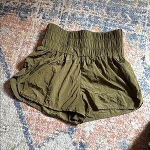 Olive Green Women's Shorts